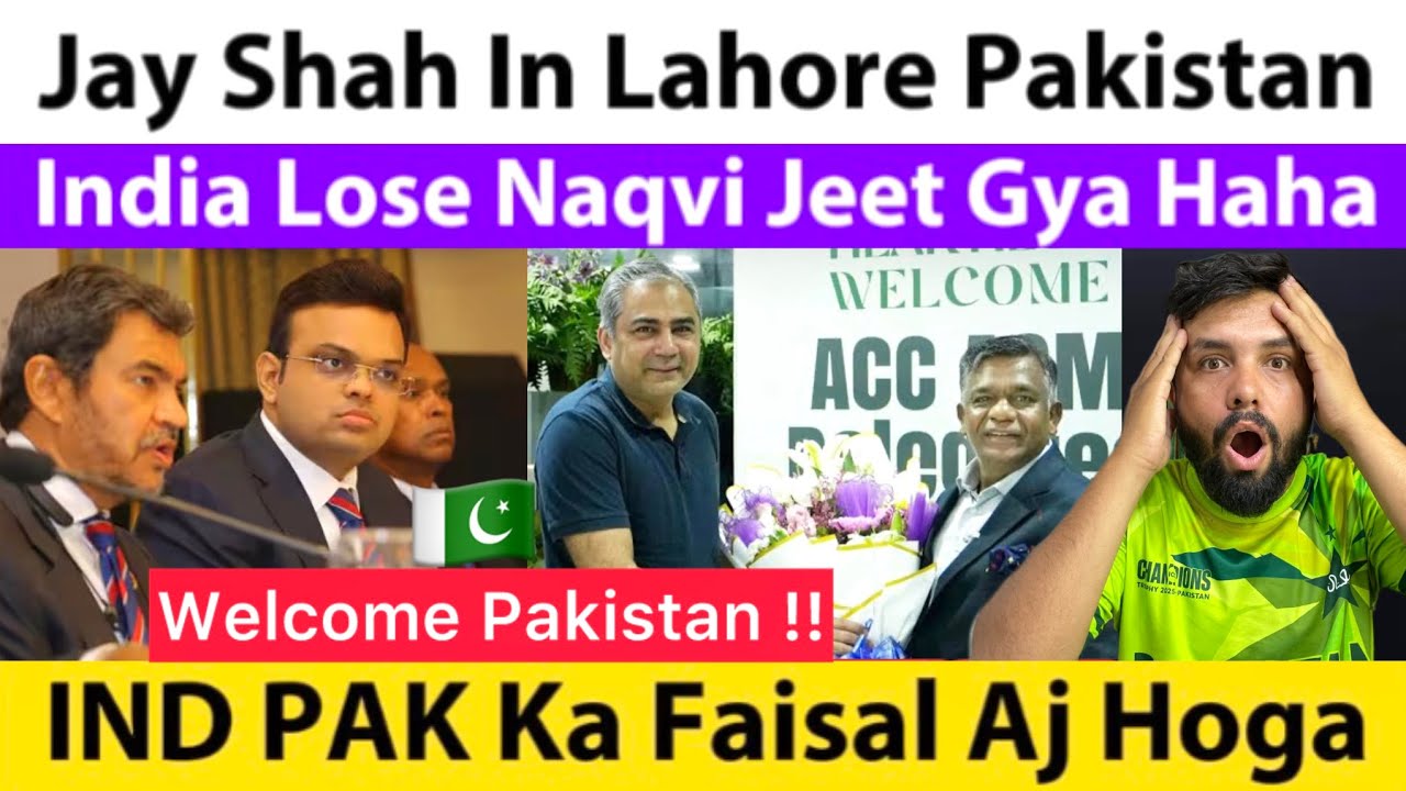 T20 WC Breaking !! Jay Shah & ICC Members Arrived In Lahore PCB For Last Meeting On IND PAK