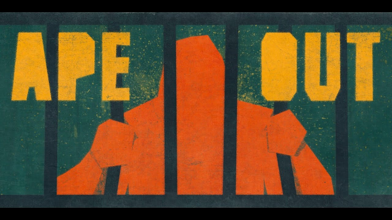Обзор на Ape Out(для слабых пк, уникальный геймплей, крутой саундтрек и дизайн, инди)