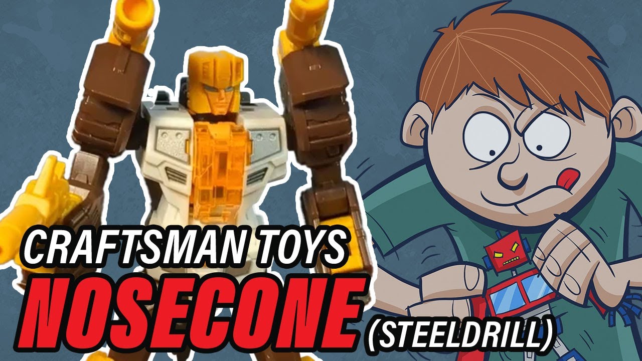 Transforming Steeldrill (aka Nosecone) | Craftsman Toys vs G1 Breakdown