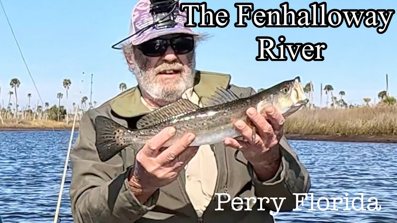 Fishing in a river after the freeze