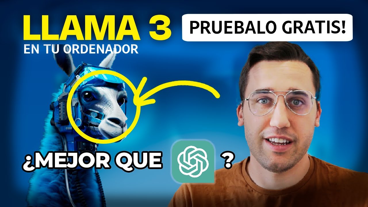 🔔 Como INSTALAR F&Aacute;CIL LLAMA3 con OLLAMA - CHATGPT en LOCAL (AGENTES INTELIGENCIA ARTIFICIAL) &hearts;