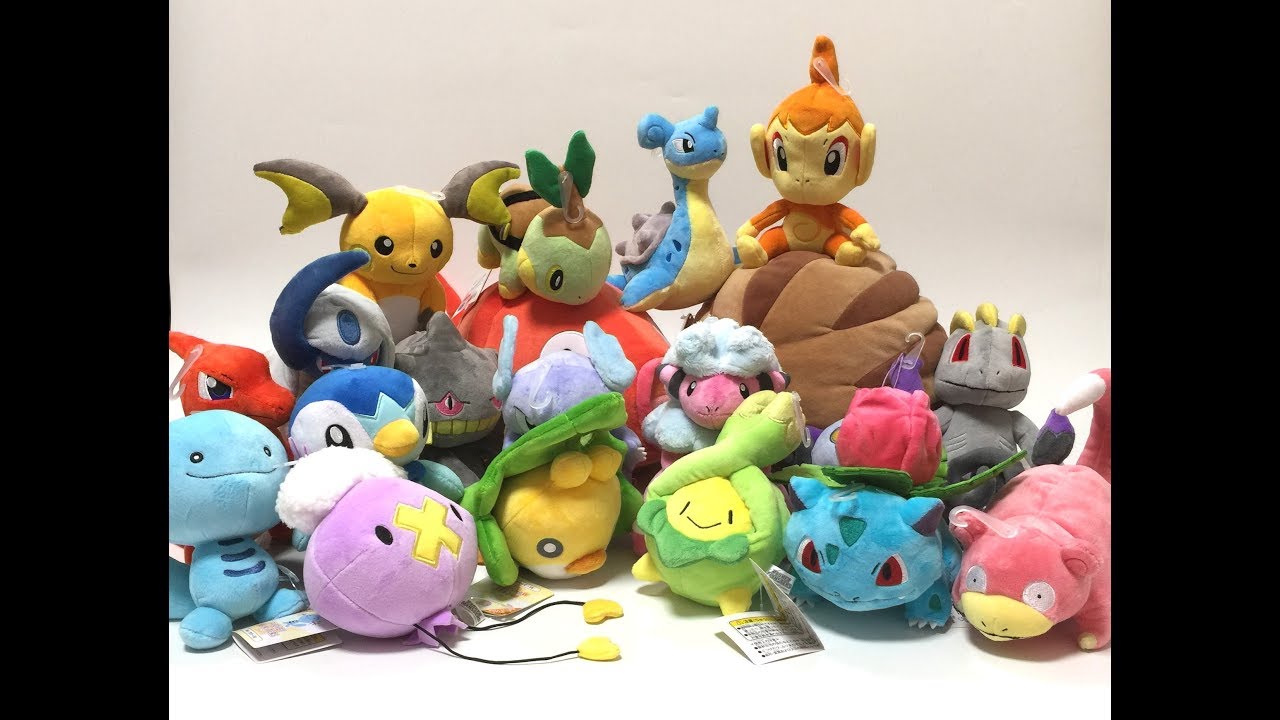 20 NEW Japan San-Ei Absol Magikarp Flaaffy Wooper Drifloon Machop Swinub & MORE Plush Toys