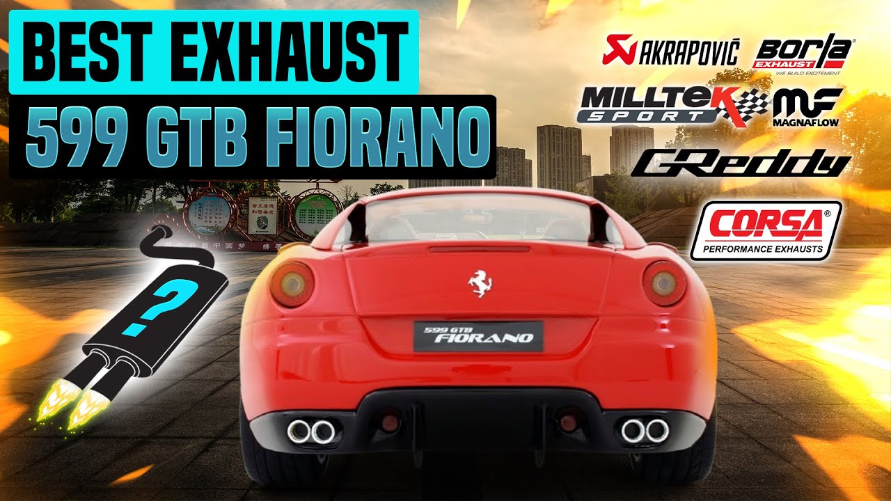 Ferrari 599 GTB Fiorano Exhaust Sound🔥Armytrix,Capristo,Fi Exhaust,iPe,Novitec,Hamann,Tubi Style