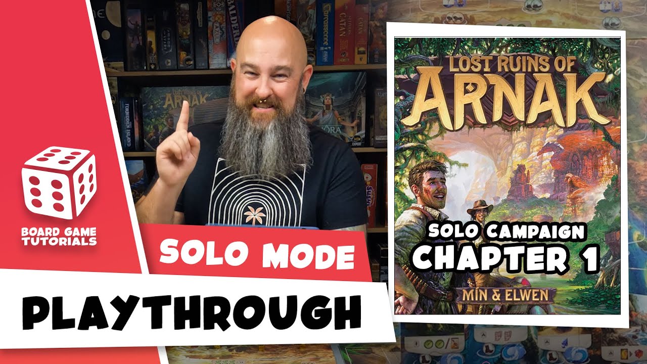 Lost Ruins of Arnak | Playthrough | Solo Campaign : Chapter 1