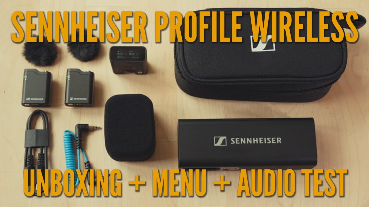 SENNHEISER PROFILE WIRELESS - UNBOXING + MENU + AUDIO TEST