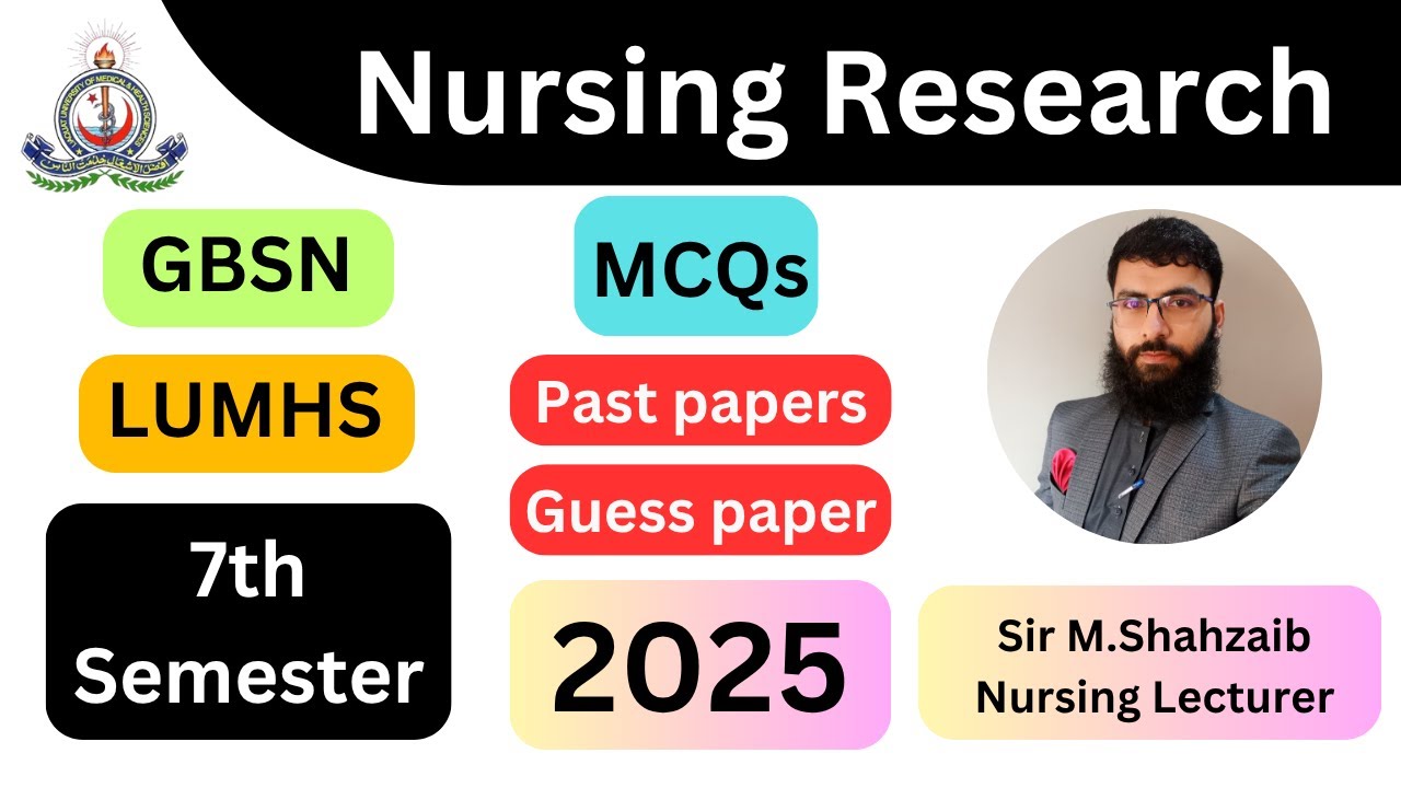 GBSN 7th Semester ( Nursing Research ) Past Papers & Guess paper 2025