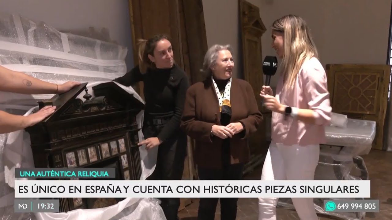 Telemadrid. La sala relicario del siglo XVII que se est&aacute; instalando en el Monasterio de San Bernardo