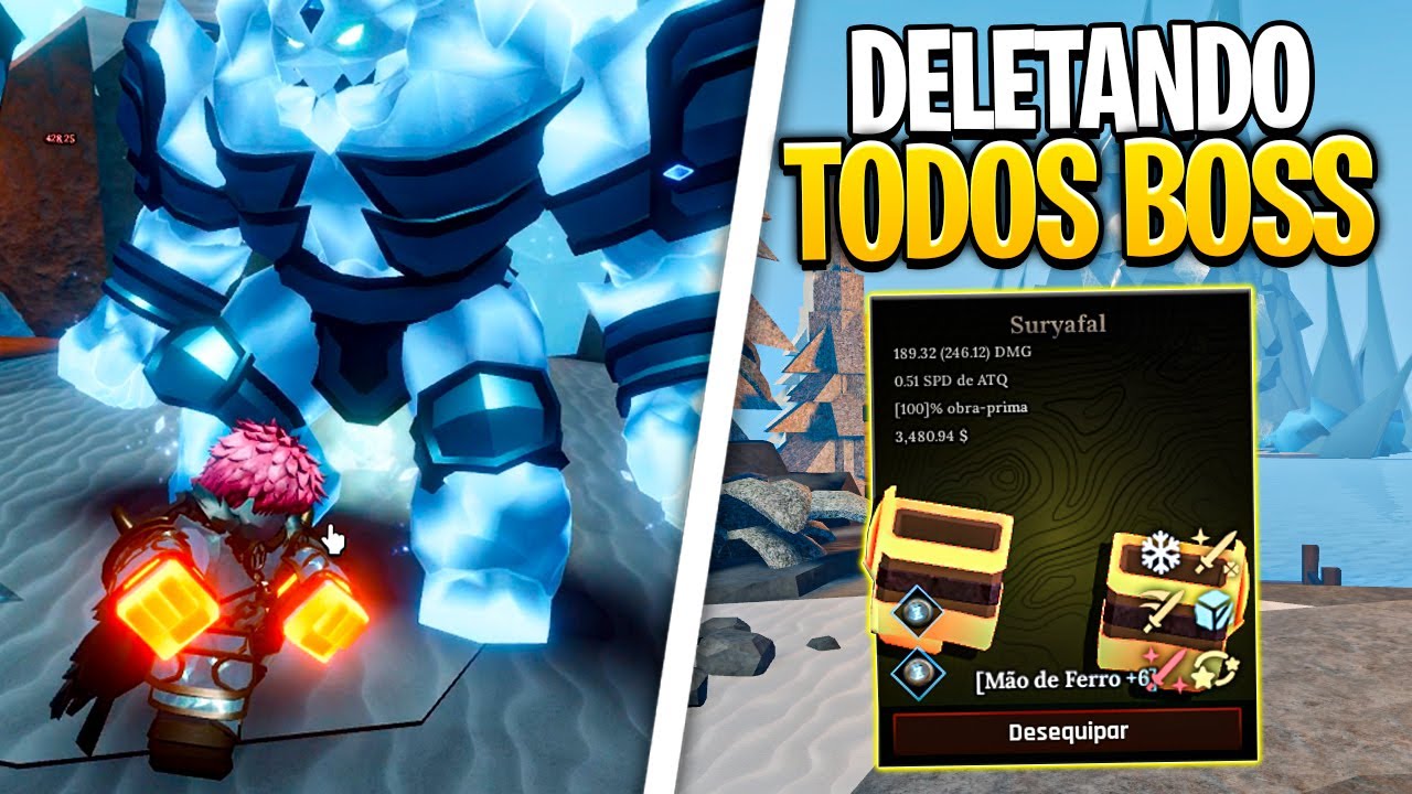 A MELHOR ARMA DO THE FORGE! DELETE TODOS OS BOSS EM SEGUNDOS (ROBLOX)