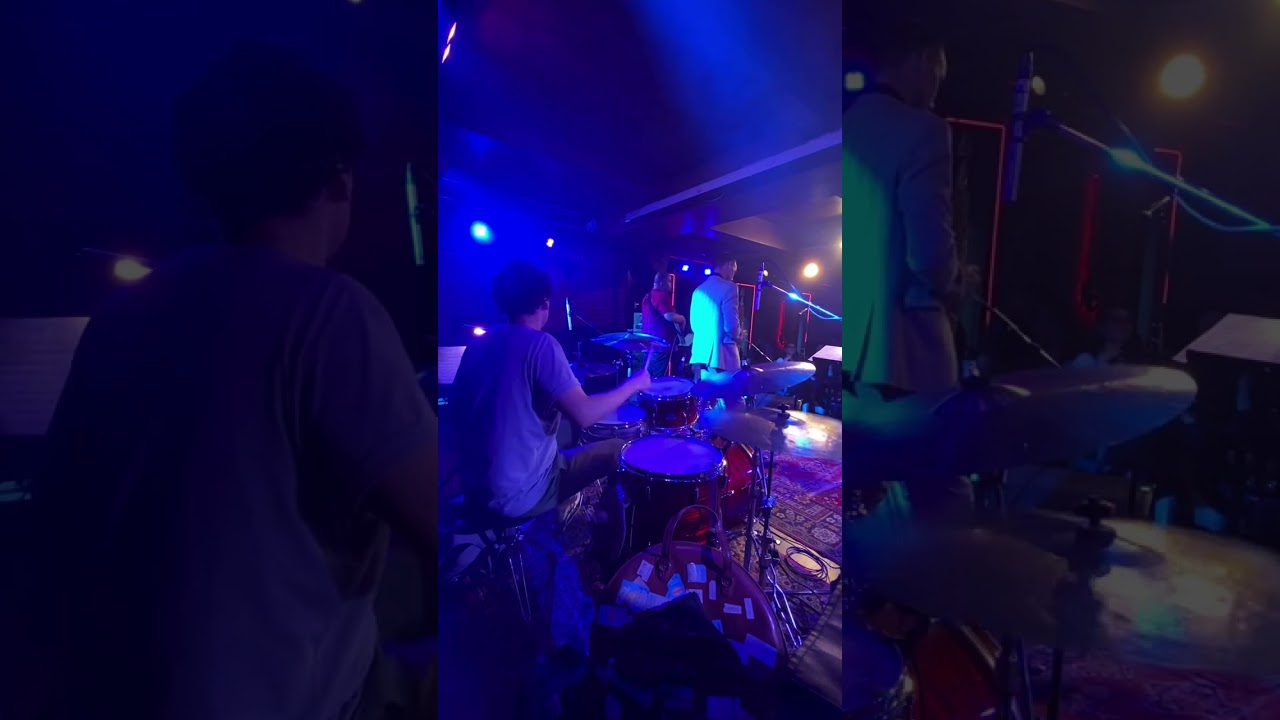 Evgeny Pobozhiy Quartet live in Moscow Kozlov Club_part 1. Ignat Kravtsov drum cam