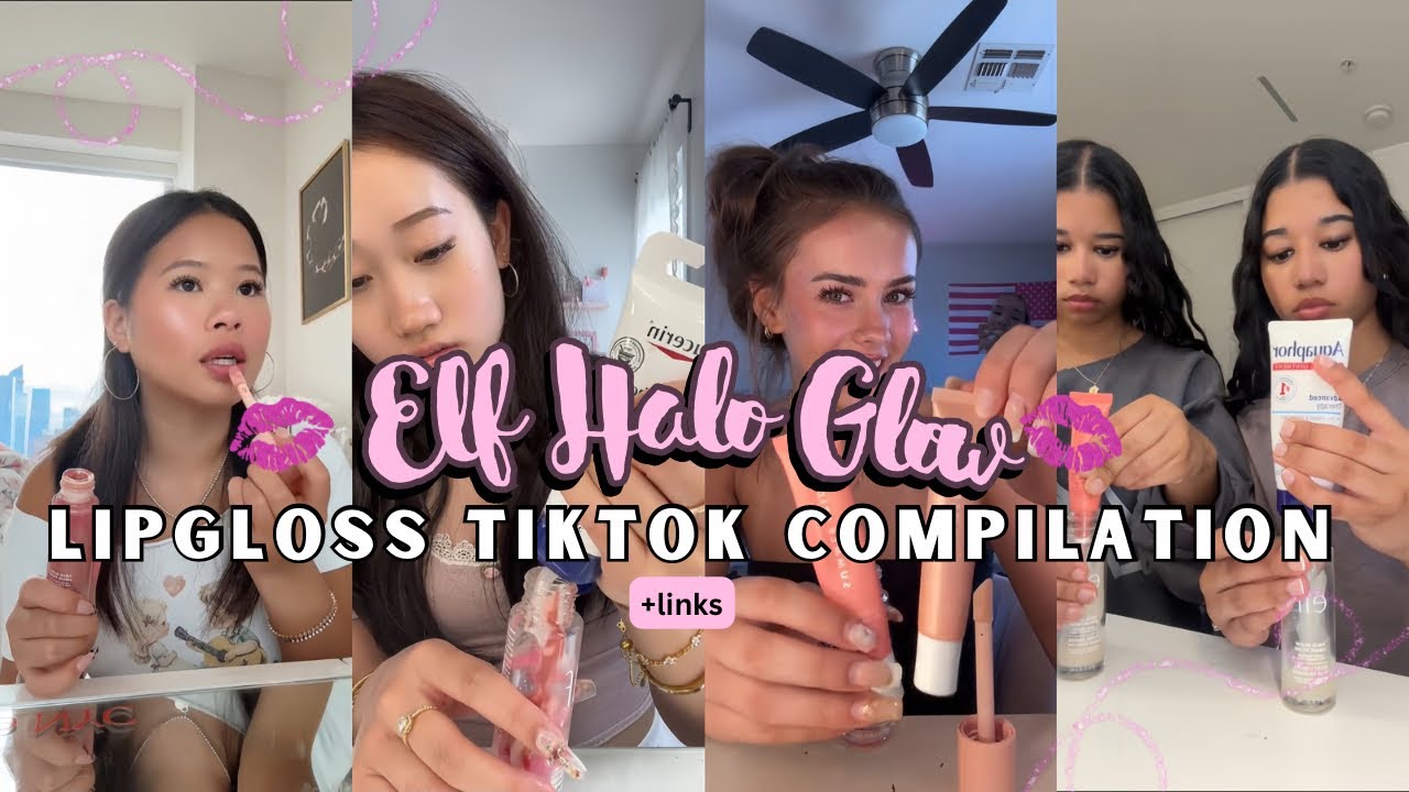 Elf Halo Glow Lipgloss Making TikTok Compilation (Trending)