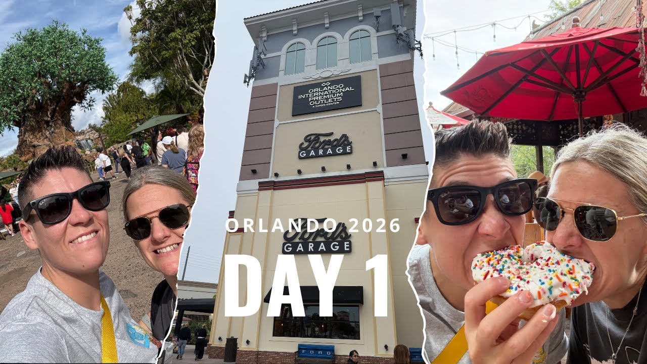 Walt Disney World Jan 2026 | Day 1 | Animal Kingdom | Premium Outlets | Disney Springs | Splitsville