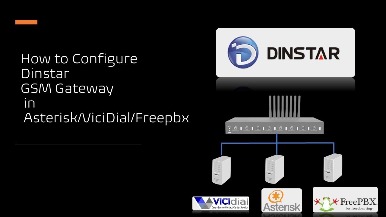 How to configure Dinstar GSM Gateway in Vicidial asterisk