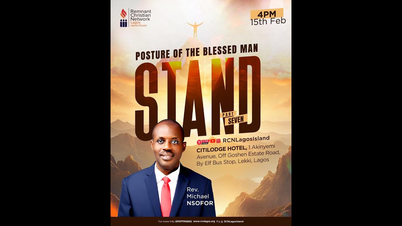 POSTURE OF THE BLESSED MAN: PART 7 || REV. MICHAEL NSOFOR ||  FEBRUARY 15, 2026