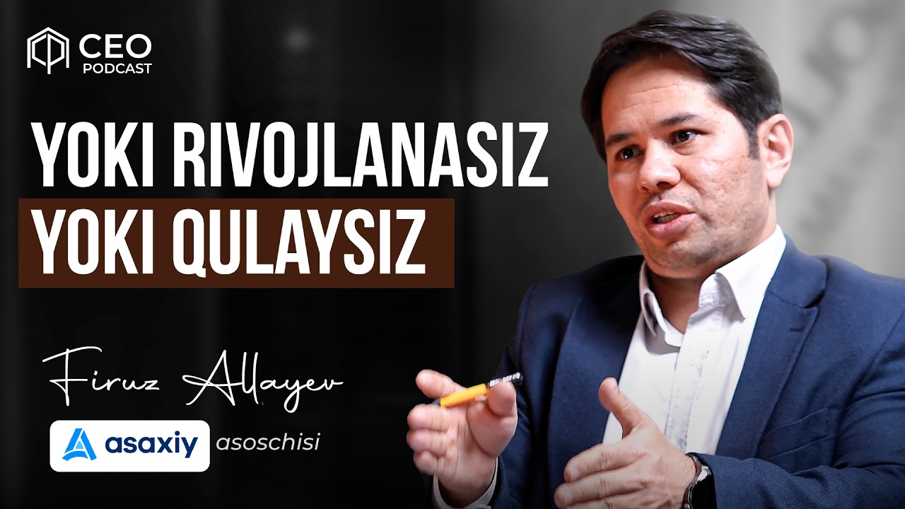 11 yillik kompaniyani boshqarib kelayotgan tadbirkor Firuz Allayev bilan suhbat