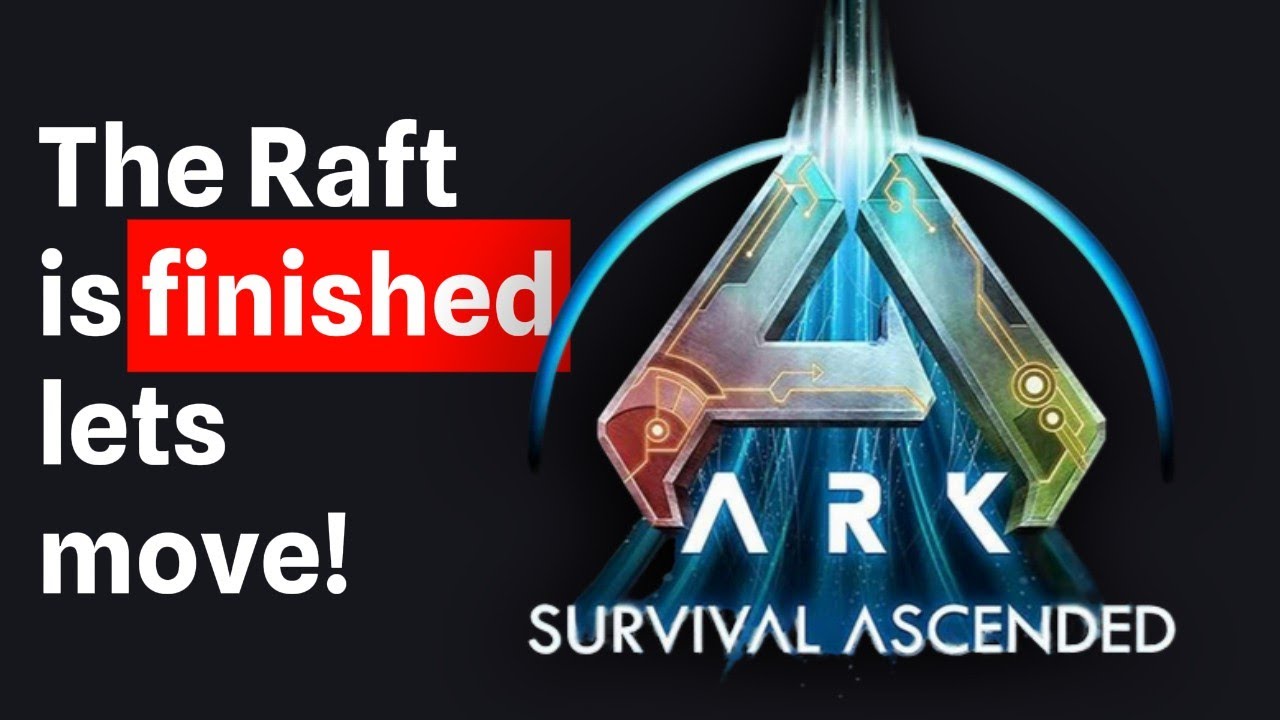 Raft FINISHED, Moving OUT! - Day 3 in ARK: Survival Ascended on PS5!