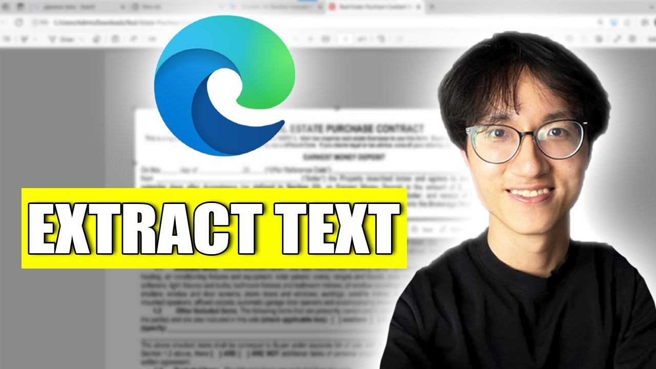 How to Extract Text from a PDF or Image using the New Microsoft Edge