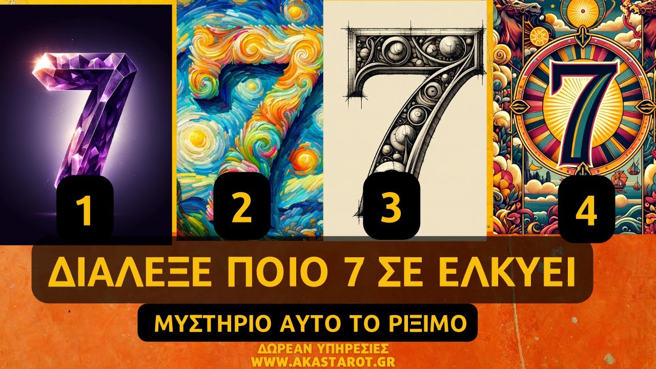 Ταρώ Προβλέψεις Διαλεξε ενα 7 ΝΑ ΤΟ ΔΕΙΣ ΑΥΤΟ ΤΟ ΡΙΞΙΜΟ ΓΕΜΑΤΟ ΜΥΣΤΗΡΙΟ ΜΕ 7 ΚΑΡΤΕΣ #ακας #ταρω
