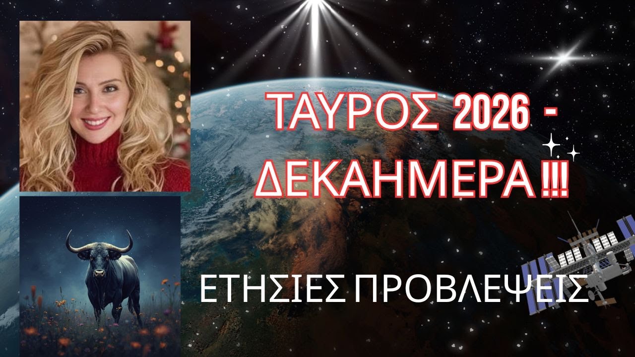 ΕΤΗΣΙΕΣ ΠΡΟΒΛΕΨΕΙΣ ΑΝΑ ΔΕΚΑΗΜΕΡΑ!! ΤΑΥΡΟΣ 2026 #αστρολογία #2026