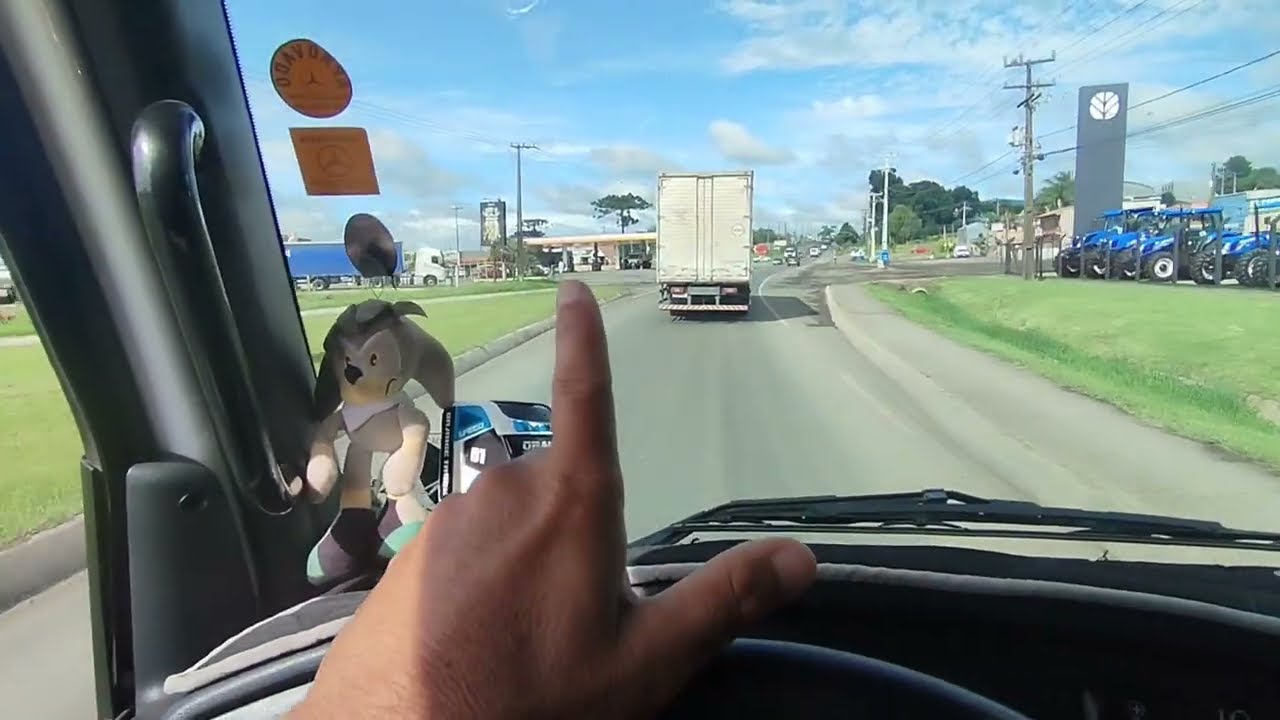 De Minas pra Santa Catarina no caminhão MB 1016 top!