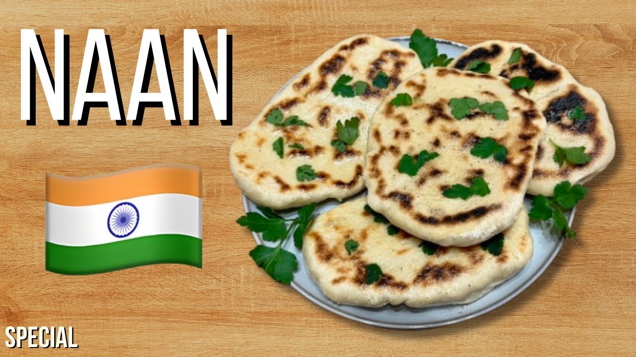 Naan Brot selbst machen – fluffig & einfach 🫓 | Road to Nationalgerichte der Welt: Indien 🇮🇳