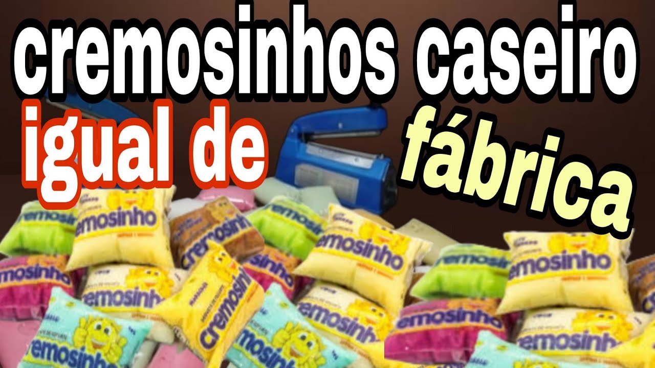 COMO FAZER O MELHOR CREMOSINHO CASEIRO PROFISSIONAL