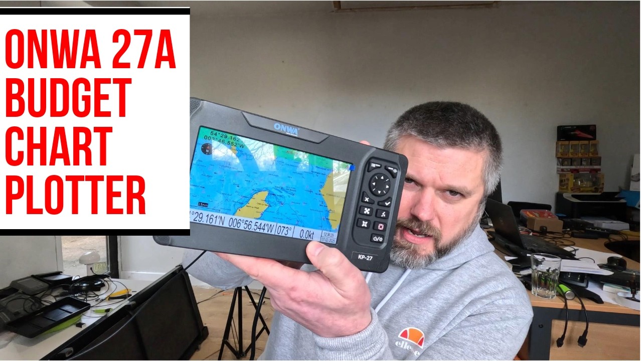 ⚓️Onwa KP27A Chart Plotter Unboxing & Demo - Exploring Free K Charts and Key Features for Sailors!⚓️