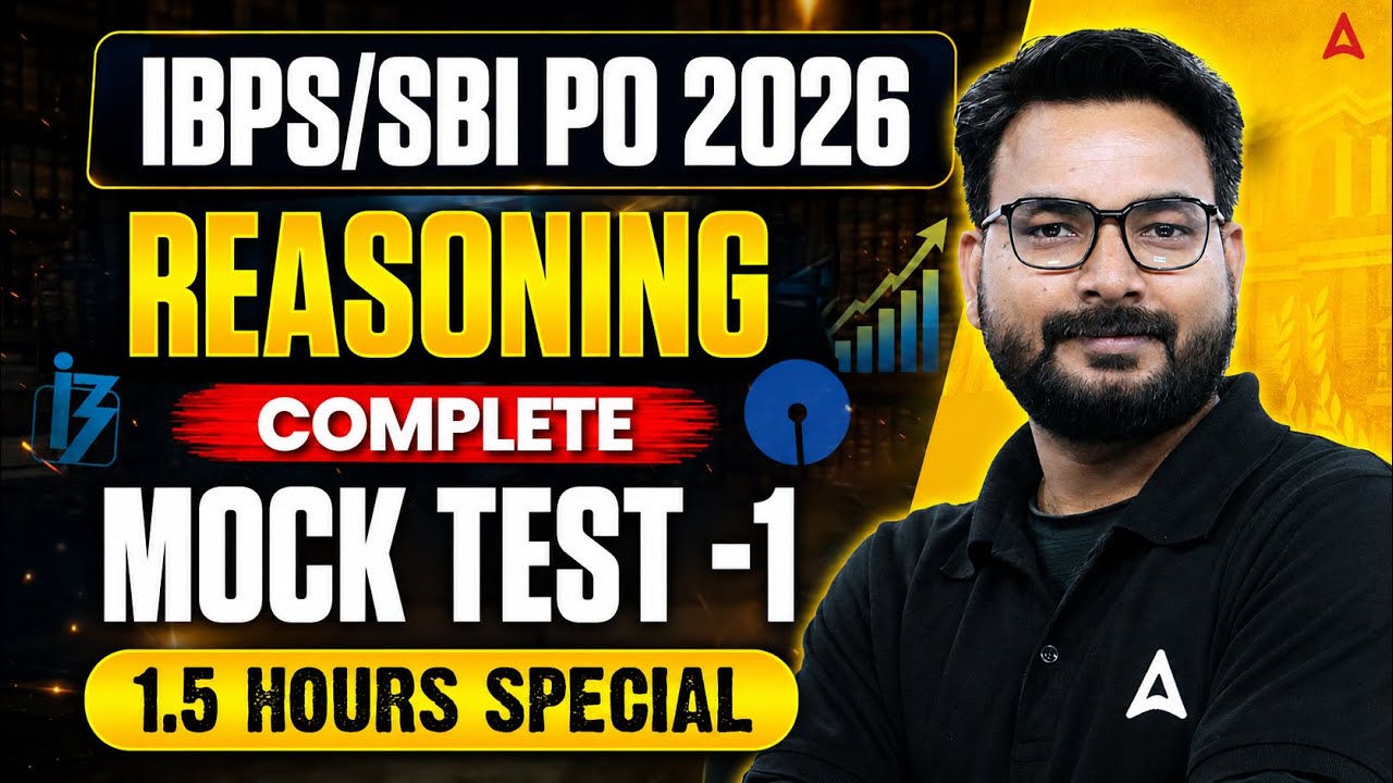 SBI PO & IBPS PO 2026 Reasoning | Reasoning Complete Mock Test - 1 | By Saurav Sir