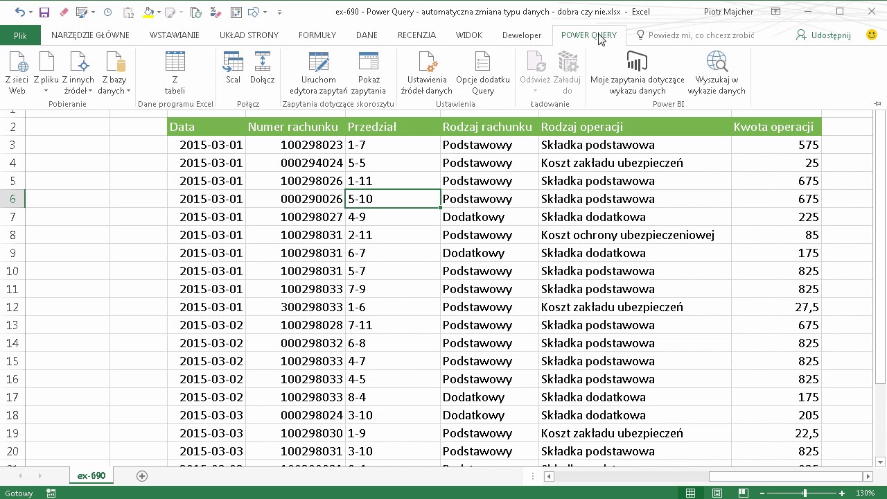 excel-690 - Power Query - automatyczna zmiana typu danych - dobra czy nie