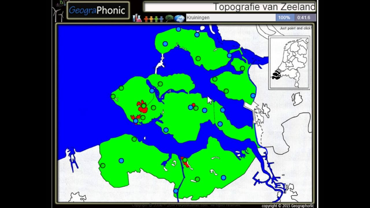 De topografie van de provincie Zeeland,steden en dorpen, Vlissingen,Goes,Hulst,Middelburg,Terneuzen