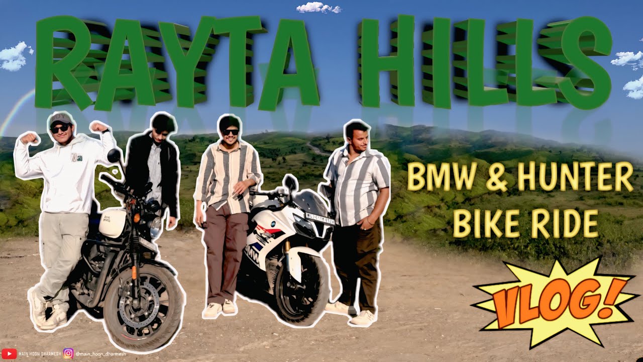 BMW Aur Hunter Leke Nikal Gye 🌄Rayta Hills Udaipur | Rayta Hills in Winter 🥶 