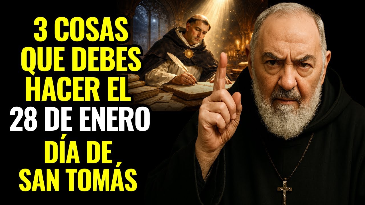 DÍA DE SANTO TOMÁS -  3 COSAS QUE DEBES HACER EN HOY ( LA TERCERA ES LA ORACIÓN SECRETA) PADRE PÍO 