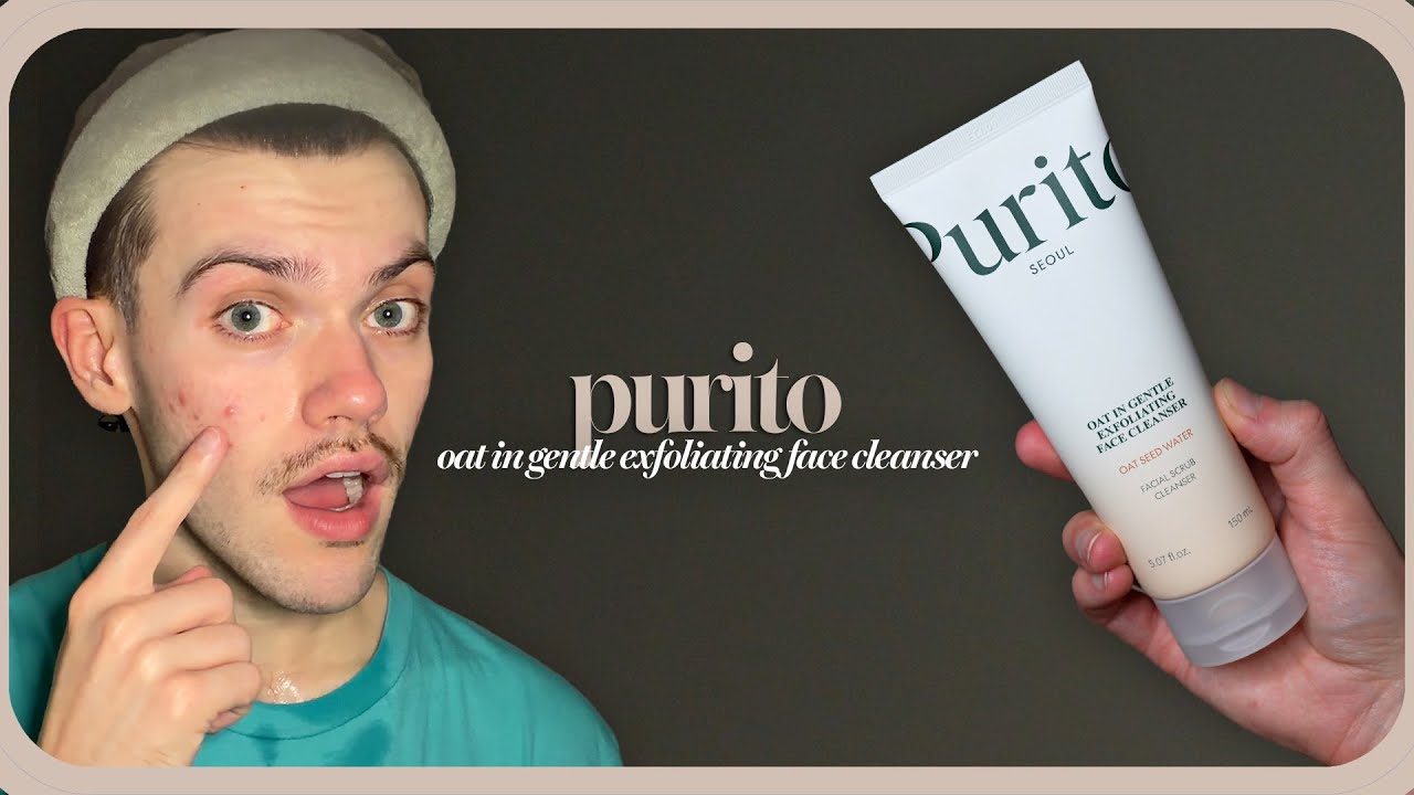 purito oat in gentle exfoliating face cleanser - full review