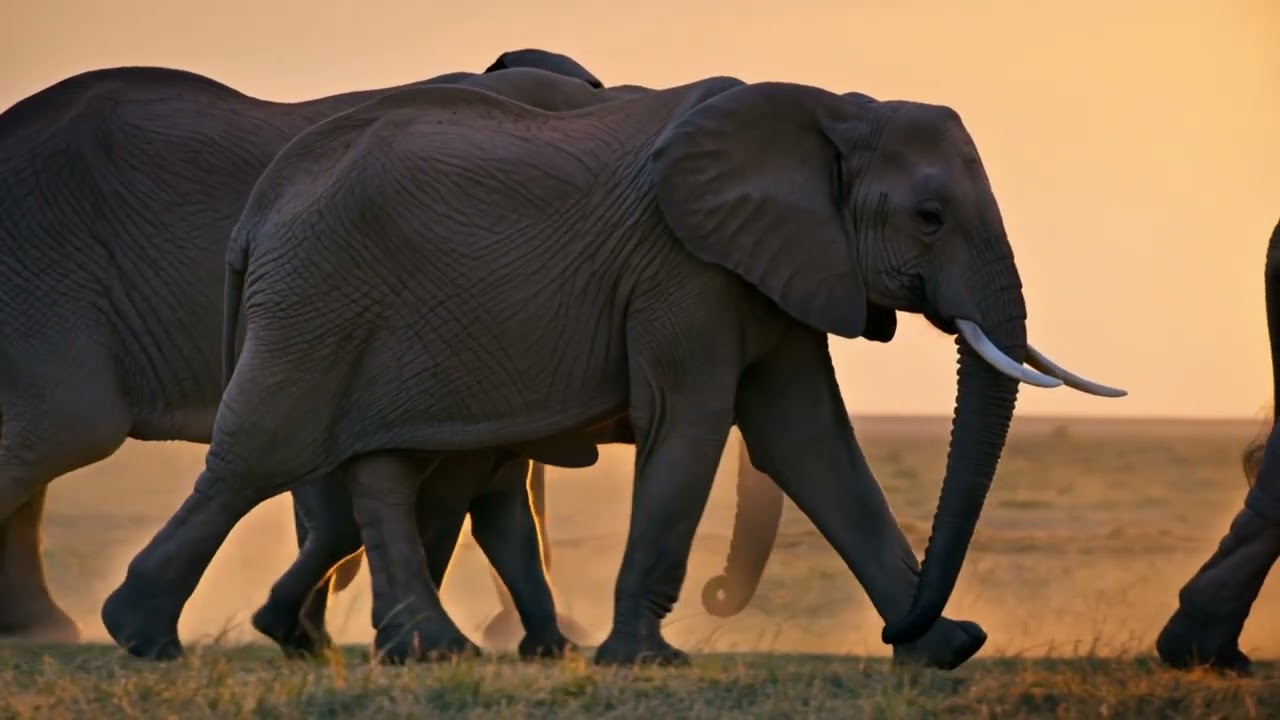 Calm  Safari Animals Peaceful 4K Wildlife Film with Relaxing Music 🐘🦁