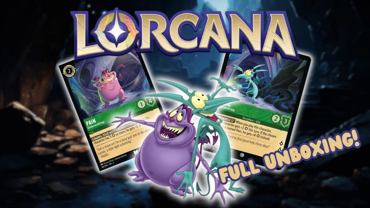 Unboxing a Whole Booster Box of the New Lorcana Set! | Rise of the Floodborn