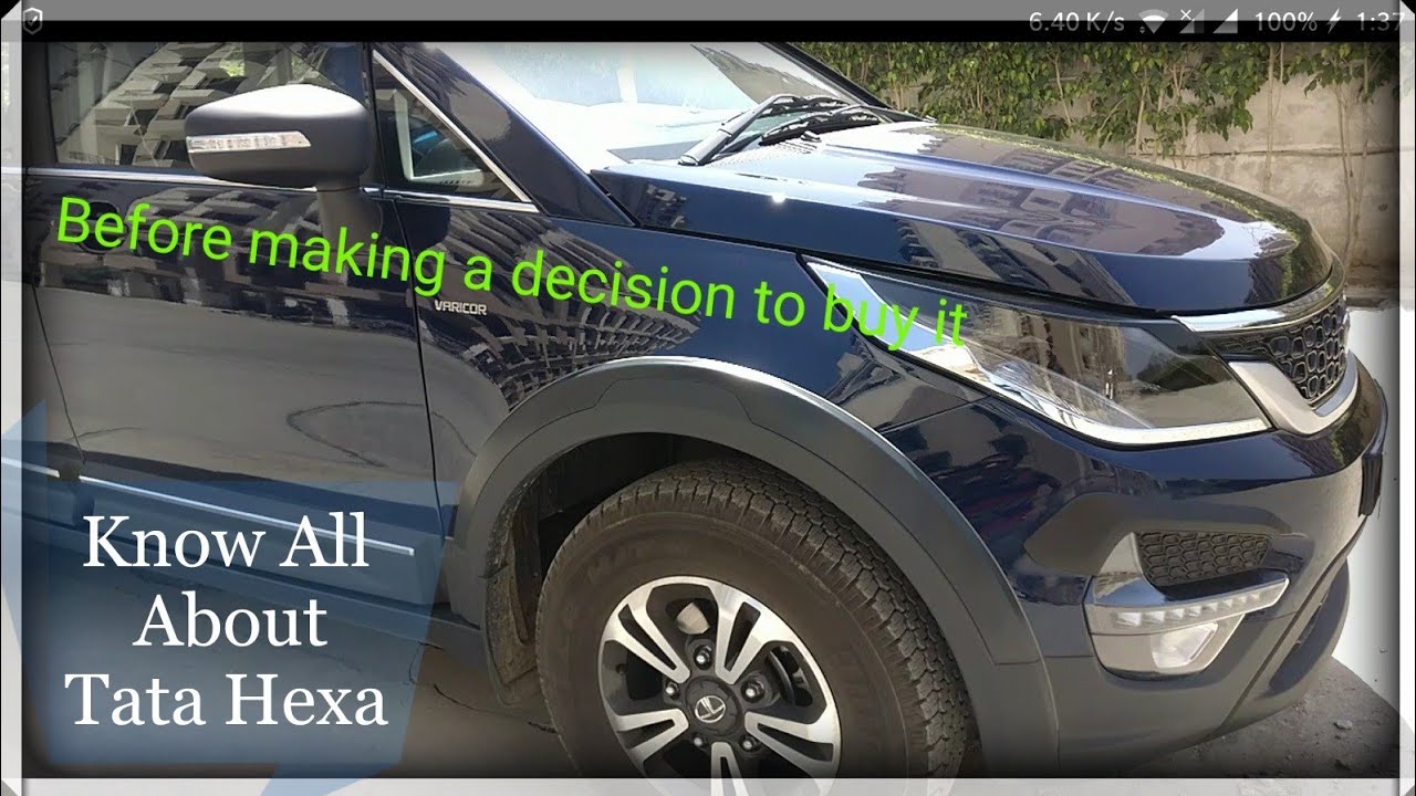 Tata Hexa XE - Do check if you are planning to buy one - Tata seat covers, 7D Mat & chrome