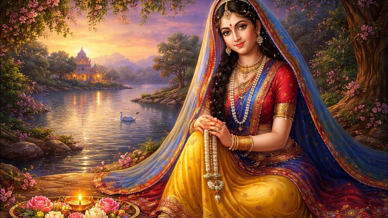 🌸 बरसाने वाली राधा रानी | Radha Ji Divine#108 #Radha Radha#Radha Krishna bhajan