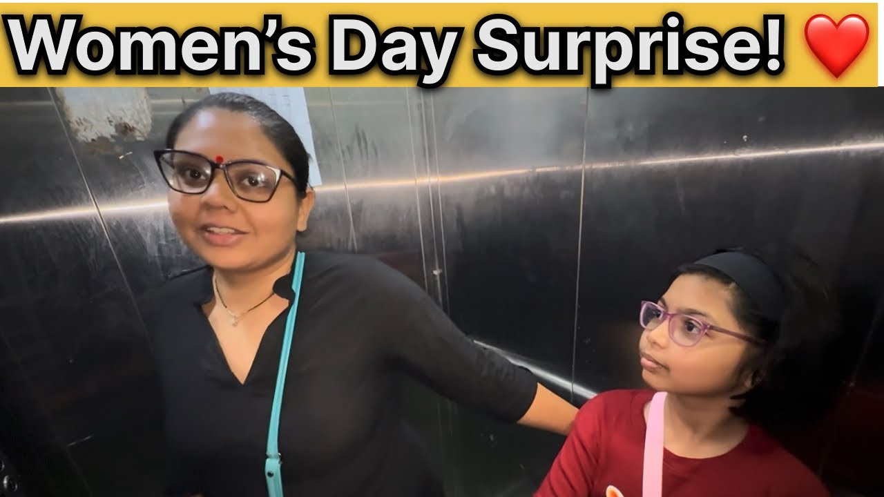 Women’s Day la gharatil ladies sathi secret surprise! ❤️😲