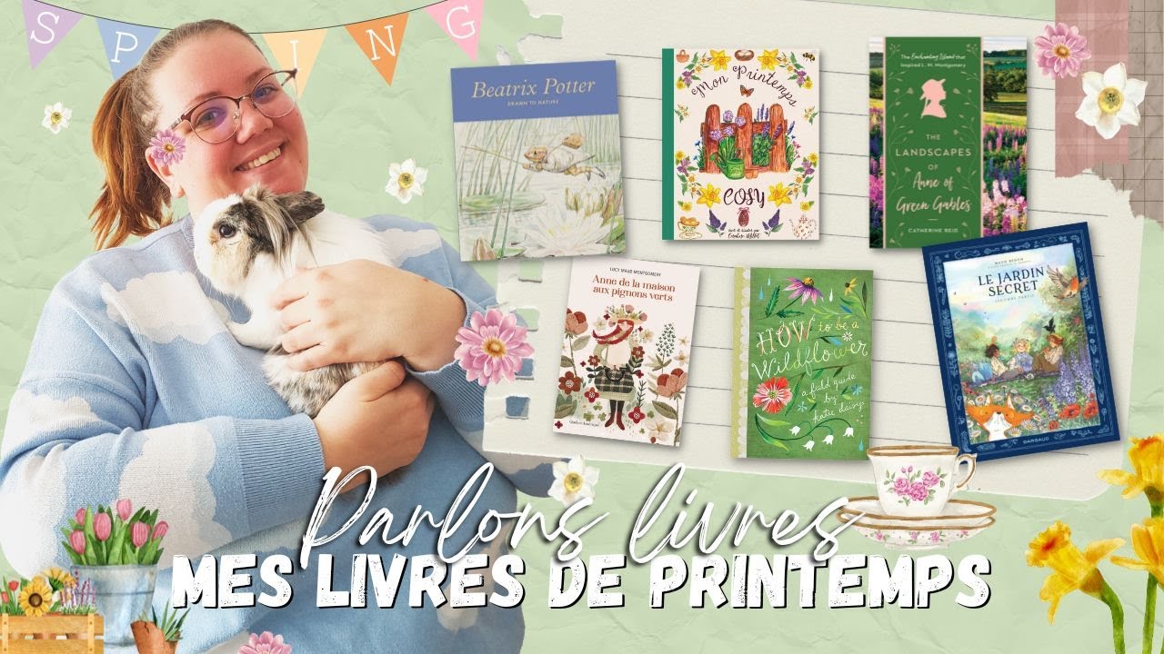 𝐏𝐀𝐑𝐋𝐎𝐍𝐒 𝐋𝐈𝐕𝐑𝐄𝐒📚 - Mes livres de printemps 🌸