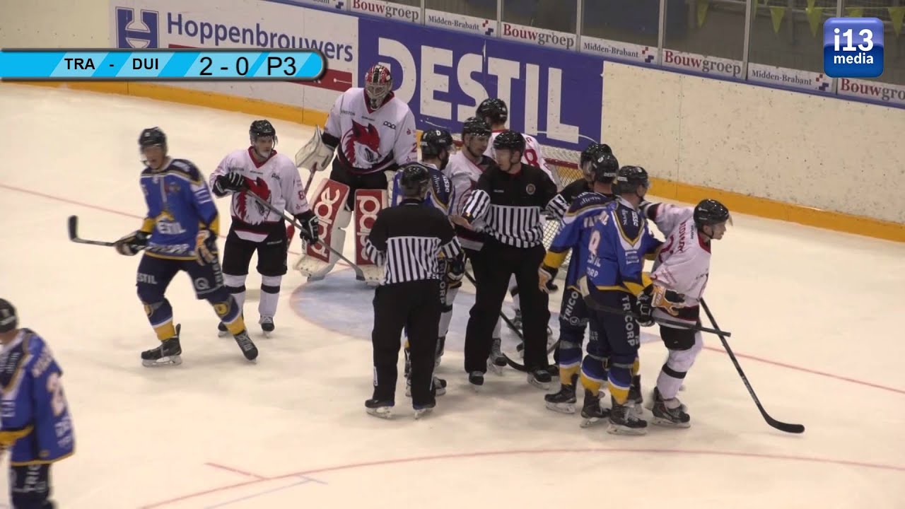Driemaal scheepsrecht, Destil Trappers wint van Füchse  Duisburg.