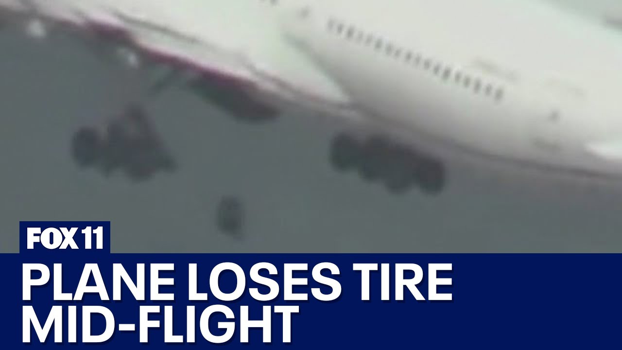 Plane lands safely at LAX after losing tire