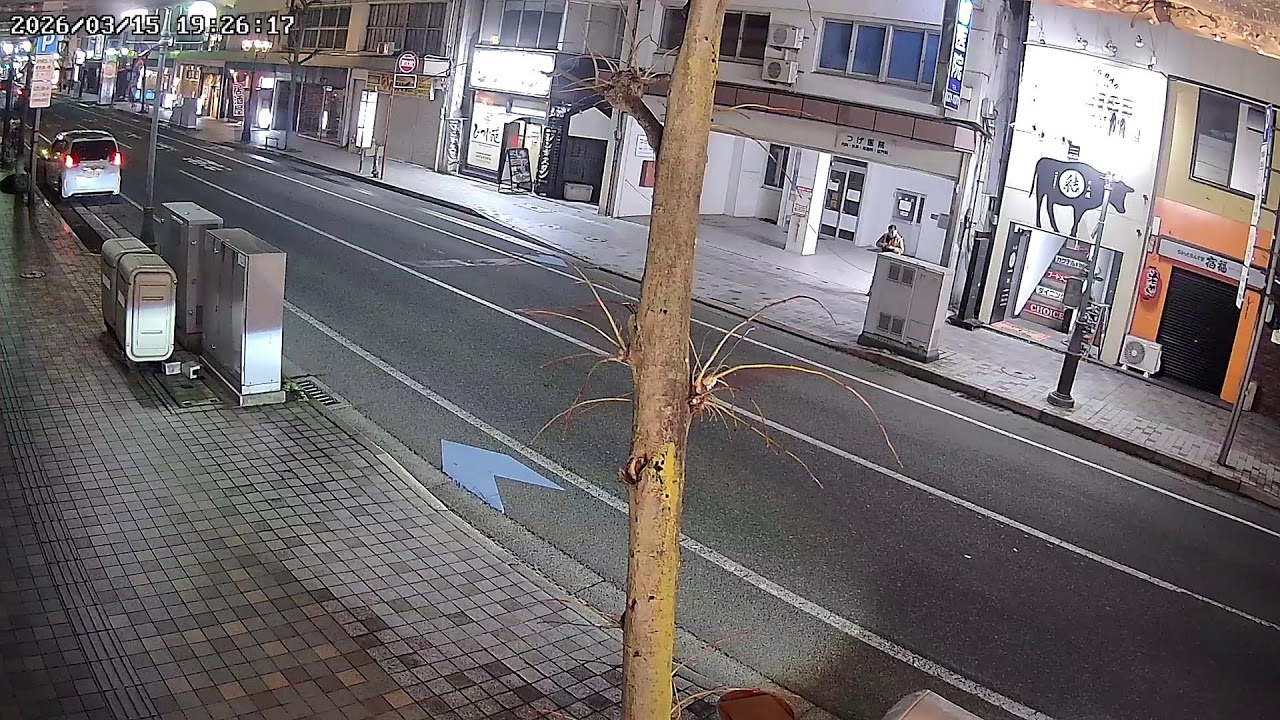 山形県山形市香澄町すずらん街ライブカメラ Yamagata Yamagatashi Live camera.world.cam