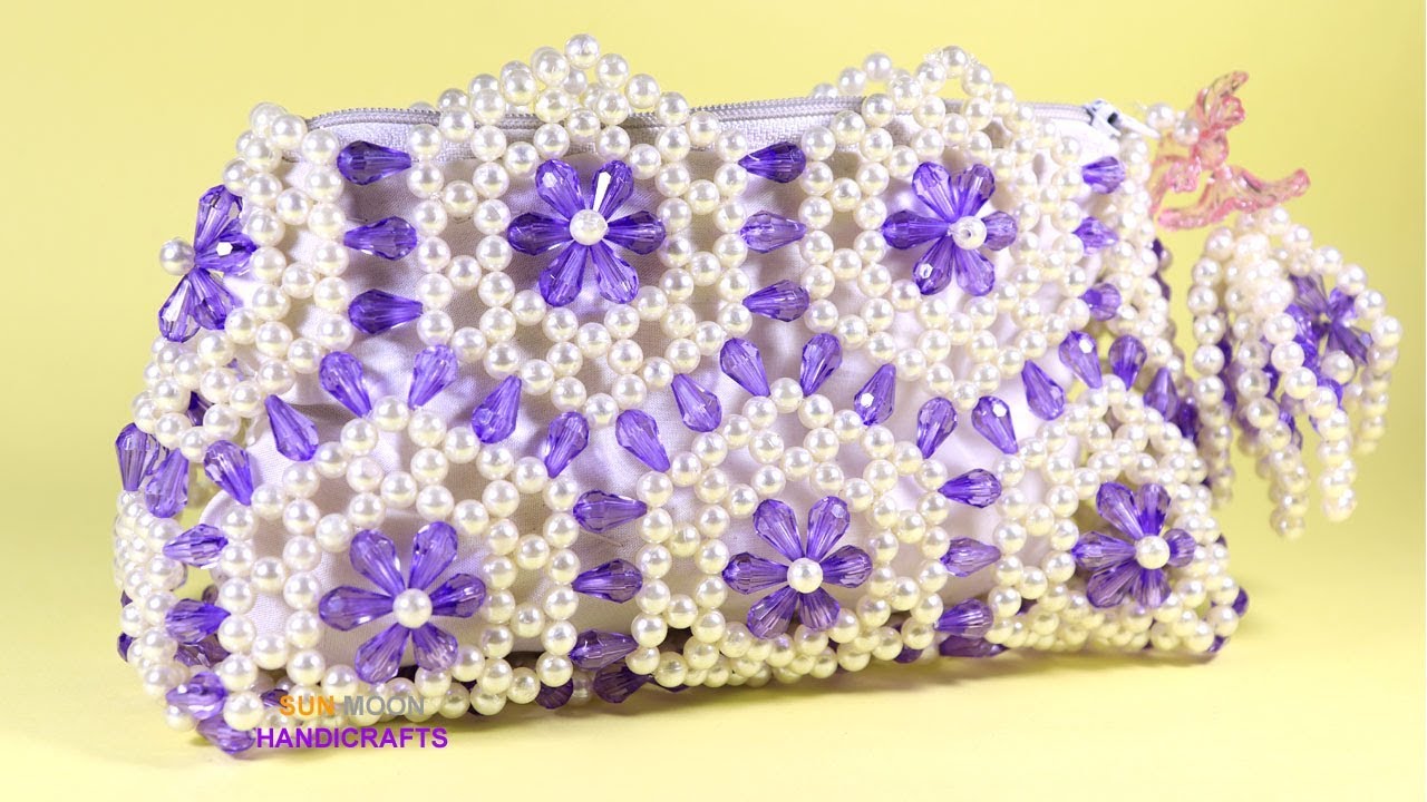 পুতির ব্যাগ(নতুনদের জন্য)/How to make beaded purse bag(for beginners)/beaded bag/putir bag