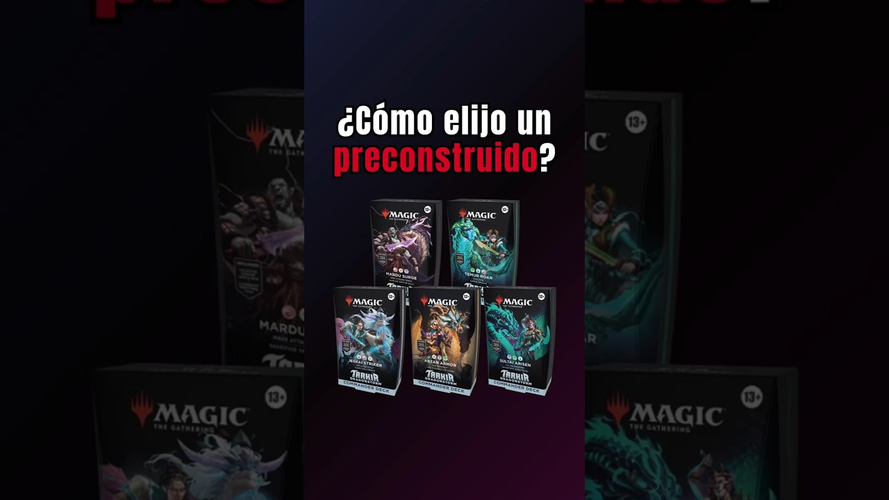 ¿Cómo elijo un precon? 