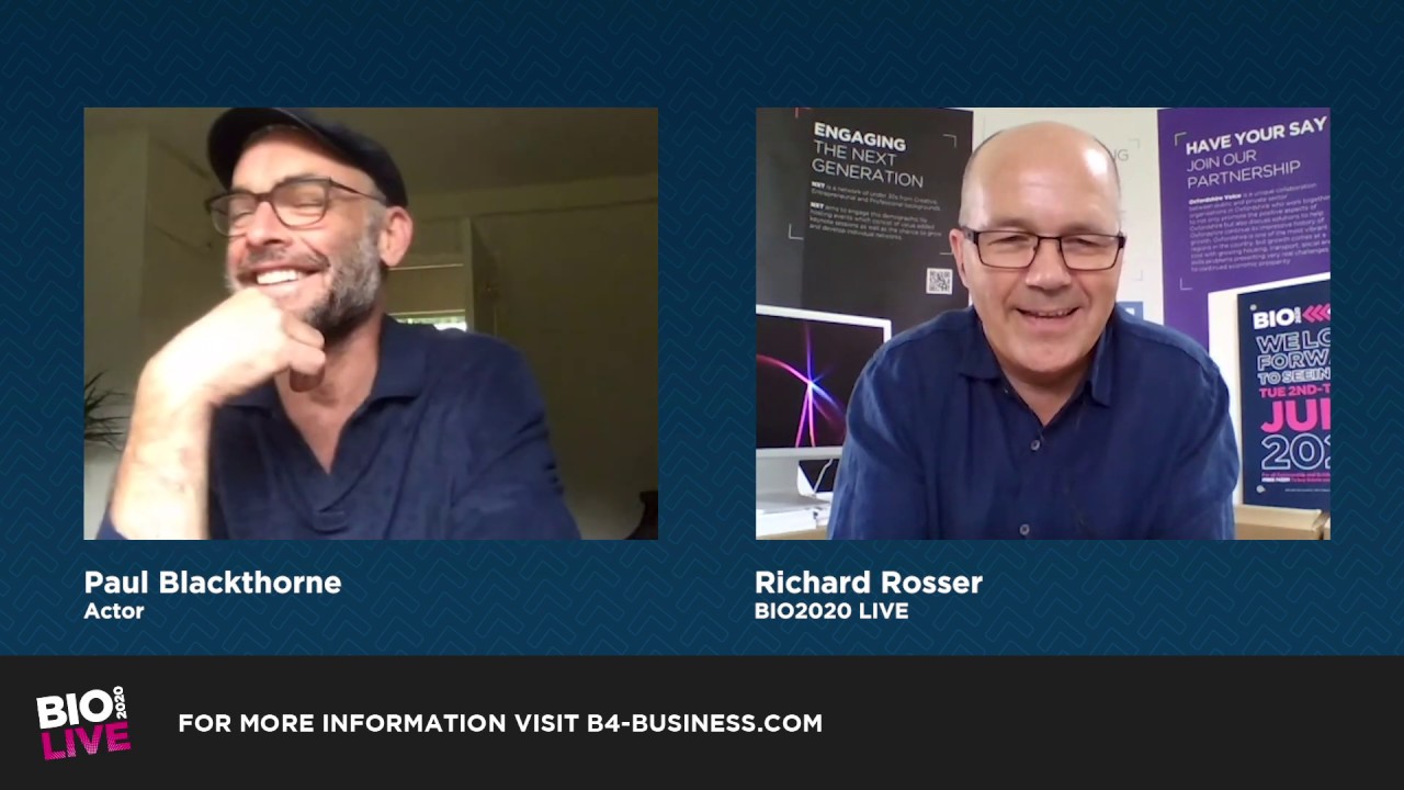 In conversation with Paul Blackthorne