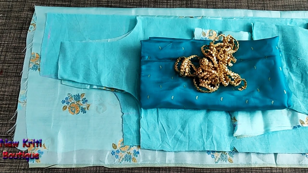 कुर्ती फ्रंट का सुन्दर डिजाइन || Kurti Front and Neck Design with Lace Cutting and Stitching
