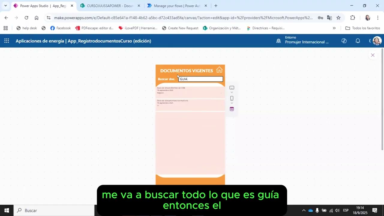 Proyectos de Power Apps y Power automate