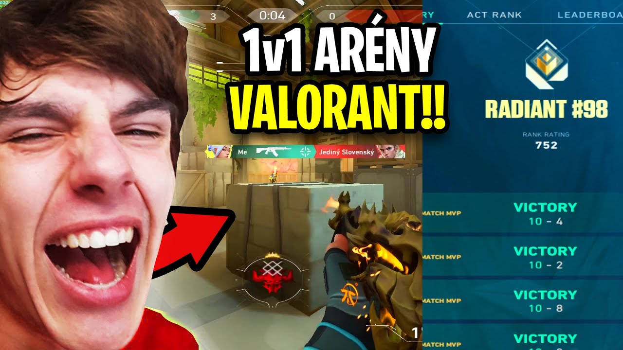 Toxic Fanoušek Mě Vyzval 1v1 v Novém Valorant Módu!