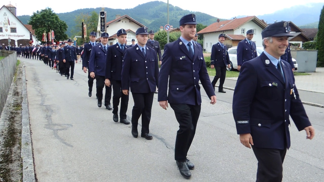 Benediktbeuern Feuerwehr Festzug Teil 1 DSCN4619