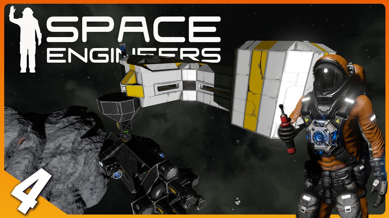 Space Engineers Episode 4 - Upgrading The Space Station! [2025]