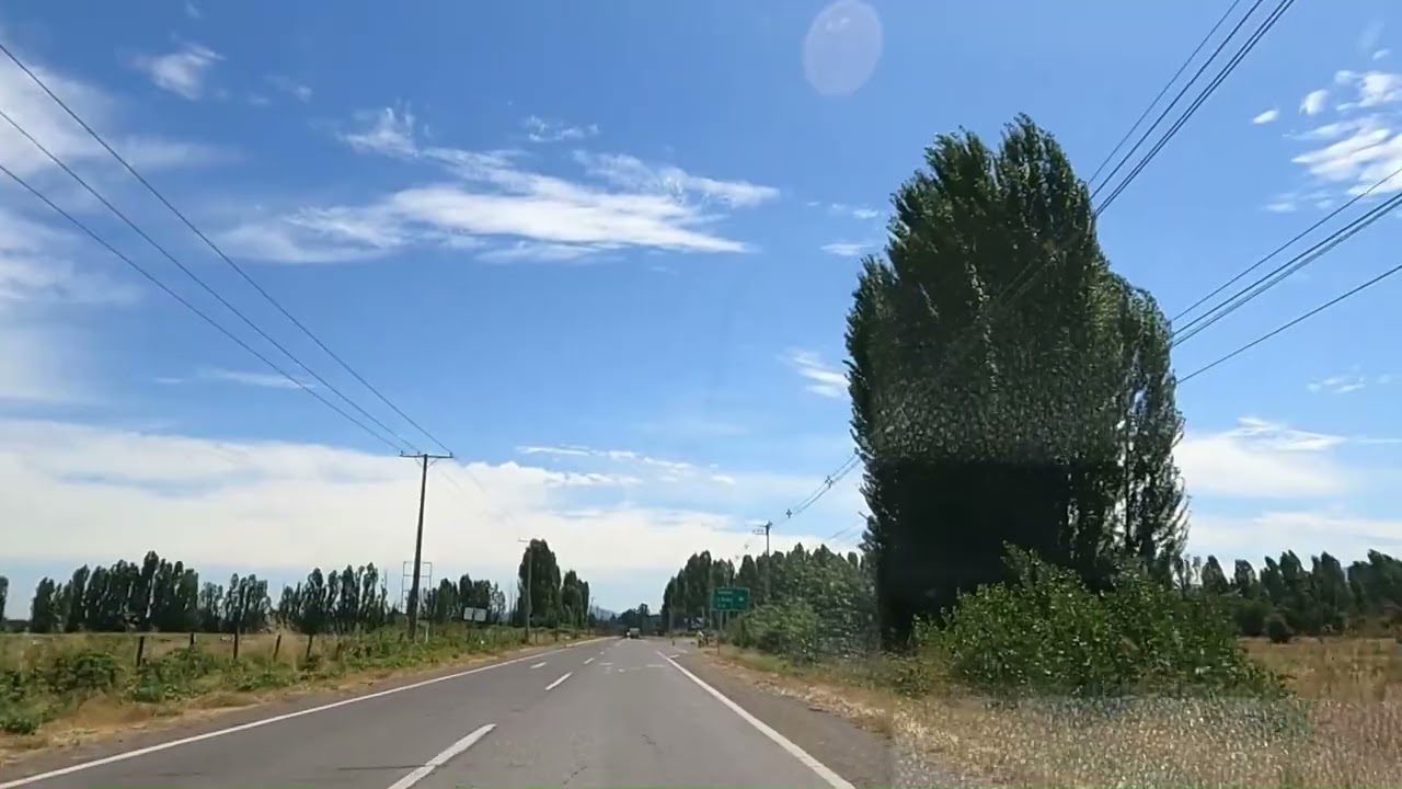 Balsa Santa Clara y Recorrido Bulnes a Quillón #ruta #driver #ñuble #camino #balsa #carretera